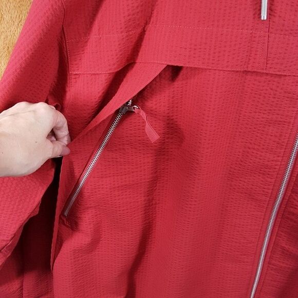 PUMA Jacket Mens XL Red Zip Up Windbreaker AC Milan MMQ Football Soccer Cricket - Picture 7 of 11